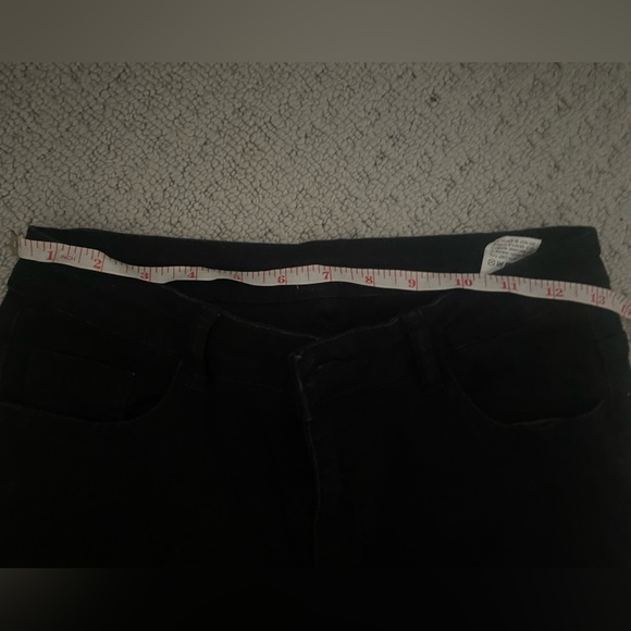 Black low rise flared jeans - Picture 2 of 2